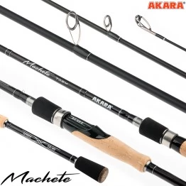 Спиннинг Akara Machete 702 M, углеволокно, штекерный, 2.1 м, тест: 8-32 г, 115 г