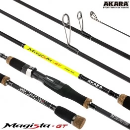 Спиннинг Akara Magista GT 762ML, углеволокно, штекерный, 2.28 м, тест: 4,5-19 г, 133 г