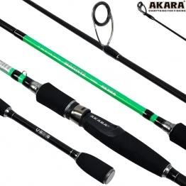 Спиннинг Akara Magista 702MHMF, углеволокно, штекерный, 2.1 м, тест: 10,5-35 г, 125 г