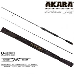 Спиннинг Akara Erion Jig L TX-30, углеволокно, штекерный, 1.98 м, тест: 3-12 г, 120 г