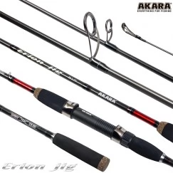 Спиннинг Akara Erion Jig M TX-30, углеволокно, штекерный, 2.1 м, тест: 10-30 г, 130 г
