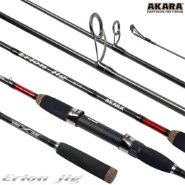 Спиннинг Akara Erion Jig M TX-30, углеволокно, штекерный, 2.28 м, тест: 10-30 г, 150 г