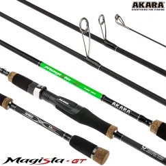 Спиннинг Akara Magista GT 702L, углеволокно, штекерный, 2.1 м, тест: 2,5-11 г, 117 г