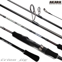 Спиннинг Akara Erion Jig Spin IM9, углеволокно, штекерный, 1.98 м, тест: 2-8 г, 103 г