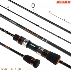 Спиннинг Akara Micro Jig RX, углеволокно, 2.10 м, тест: 0.5-4 г, 87 г