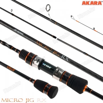 Спиннинг Akara Micro Jig RX, углеволокно, 1.92 м, тест: 0.5-4 г, 81 г