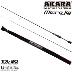 Спиннинг Akara Microjig SL1003-210, углеволокно, штекерный, 2,10 м, тест: 0,6-8 г, 99 г