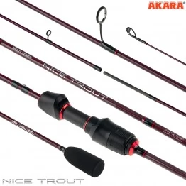 Спиннинг Akara Nice Trout UL, углеволокно, 1.98 м, тест: 0.5-2.5 г, 65 г