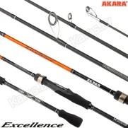 Спиннинг Akara Excellence MH 702, углеволокно, штекерный, 2.1 м, тест: 8-35 г, 140 г