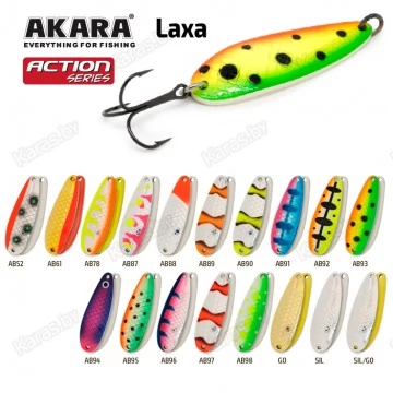 Блесна колеблющаяся Akara Action Series Laxa (70мм/24г)