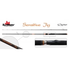 Спиннинг Surf Master LC1245 Chokai Series Sensitive Jig 722MHF TX-20, углепластик, штекерный, 2,18 м, тест: 7-21 г, 140 г