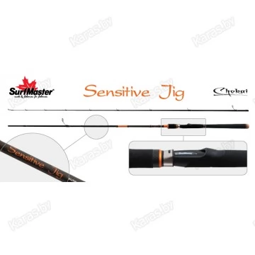 Спиннинг Surf Master LC1245 Chokai Series Sensitive Jig 722MHF TX-20, углепластик, штекерный, 2,18 м, тест: 7-21 г, 140 г