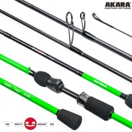 Спиннинг Akara Teuri LS802 TX-30, углеволокно, штекерный, 2,44 м, тест: 3,5-12 г, 103 г
