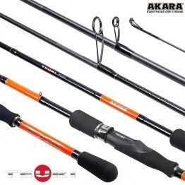 Спиннинг Akara Teuri HS802 TX-30, углеволокно, штекерный, 2,44 м, тест: 21-56 г, 143 г