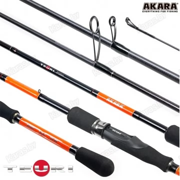 Спиннинг Akara Teuri HS902 TX-30, углеволокно, штекерный, 2,7 м, тест: 21-56 г, 185 г