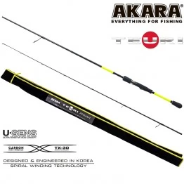 Спиннинг Akara Teuri MHS902 TX-30, углеволокно, штекерный, 2,7 м, тест: 14-35 г, 170 г