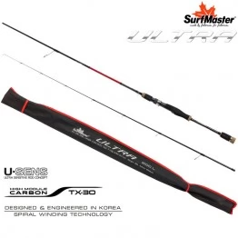 Спиннинг Surf Master Ultra L 200, углеволокно, штекерный, 2.0 м, тест: 1-10 г, 111 г
