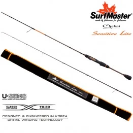 Спиннинг Surf Master Chokai Series Sensitive Light UL, углепластик, штекерный, 1,8 м, тест: 0,8-7 г, 75 г