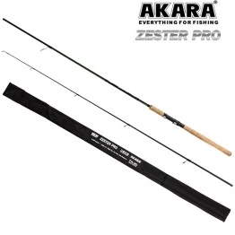 Спиннинг Akara Zester Pro H 240, углеволокно, штекерный, 2.4 м, тест: 15-40 г, 166 г