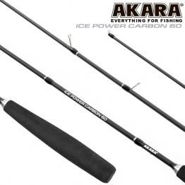 Зимняя удочка Akara Ice Power Carbon AIPWP-60, тест: 15-70, 63 см