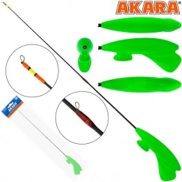 Зимняя удочка Akara Lucky Punch RHC-2T-G, тест: 1-8 г, длина 39 см