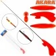 Зимняя удочка Akara Lucky Punch RHC-2T-R, тест: 1-8 г, длина 39 см