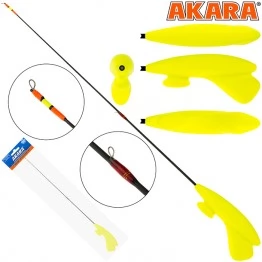 Зимняя удочка Akara Lucky Punch RHC-2T-Y, тест: 1-8 г, длина 39 см