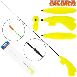 Зимняя удочка Akara RHS-G3R-Y, тест: 1.5-5 г, длина 39 см