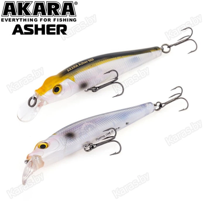 Воблер Akara Asher 80F (8 гр)