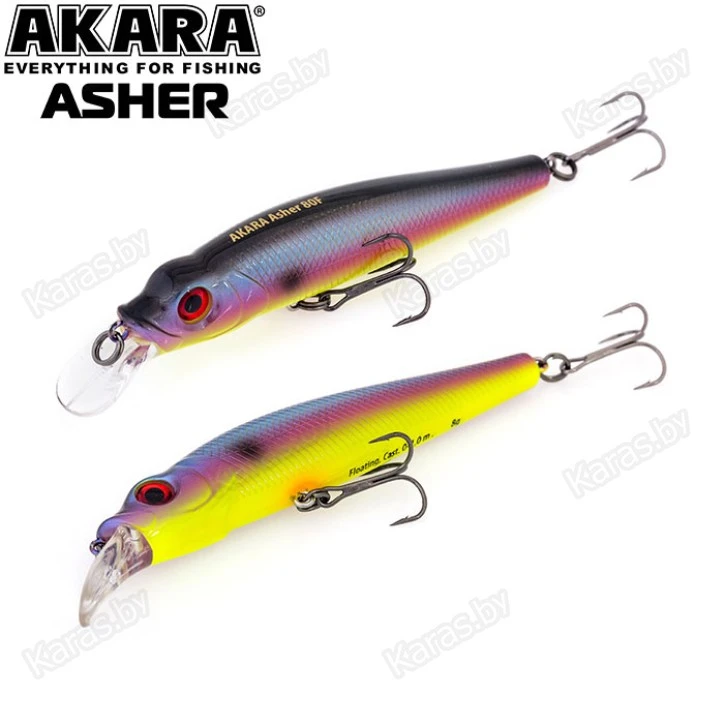 Воблер Akara Asher 80F (8 гр)