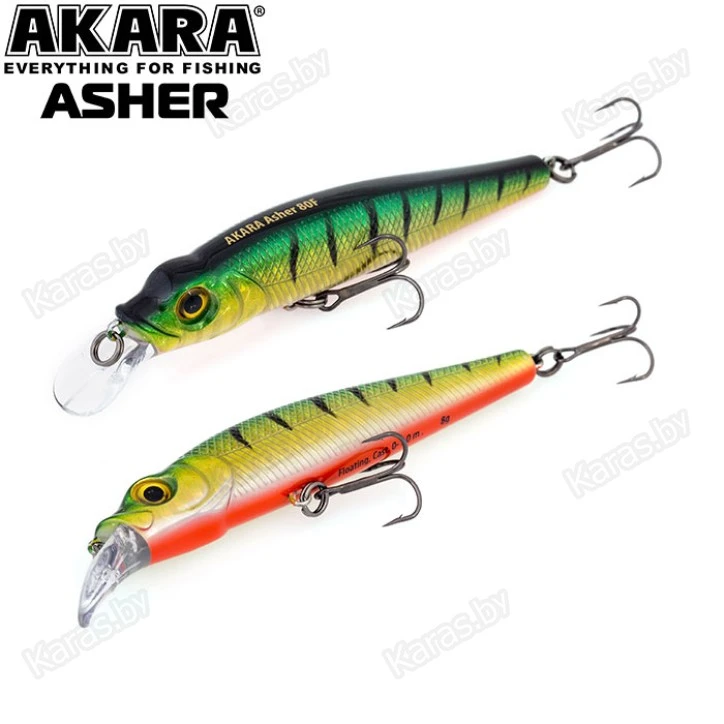 Воблер Akara Asher 80F (8 гр)