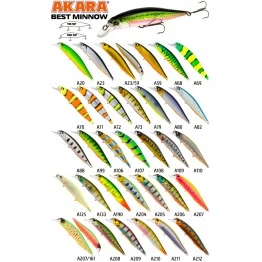 Воблер Akara Best Minnow 100SP (15 гр)