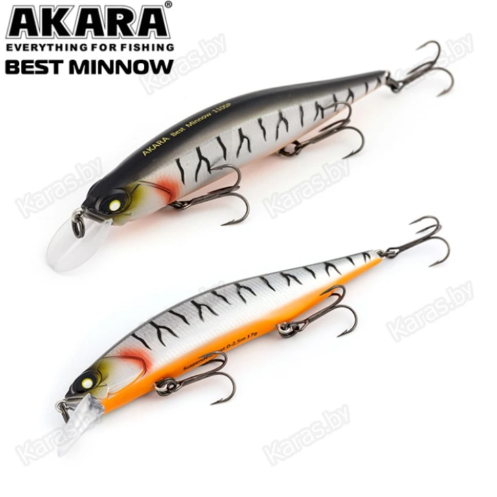 Воблер Akara Best Minnow 100SP (15 гр)