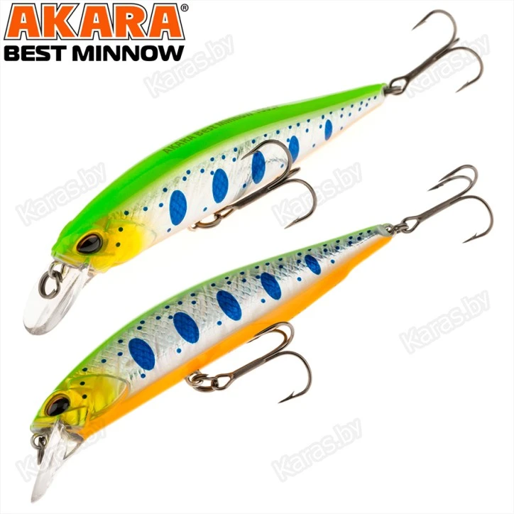 Воблер Akara Best Minnow 100SP (15 гр)