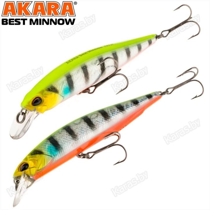 Воблер Akara Best Minnow 100SP (15 гр)