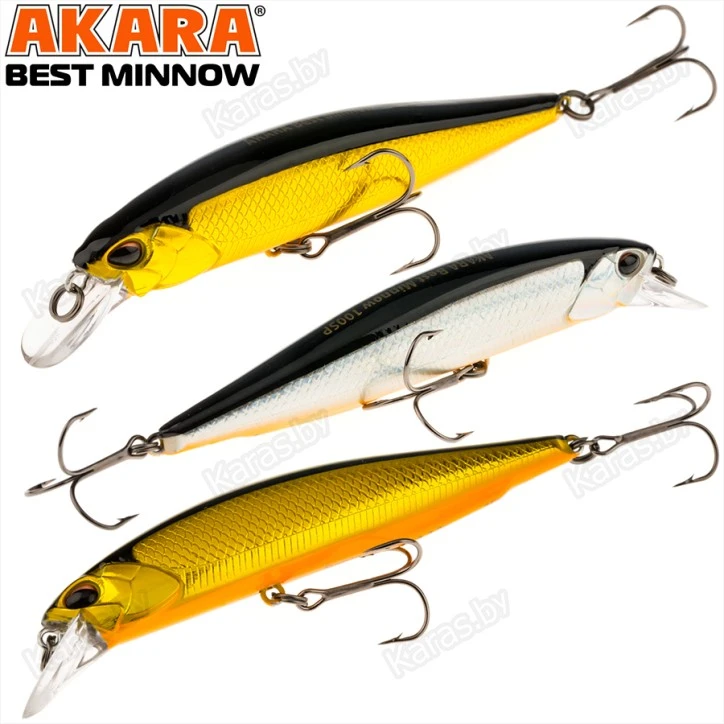 Воблер Akara Best Minnow 100SP (15 гр)