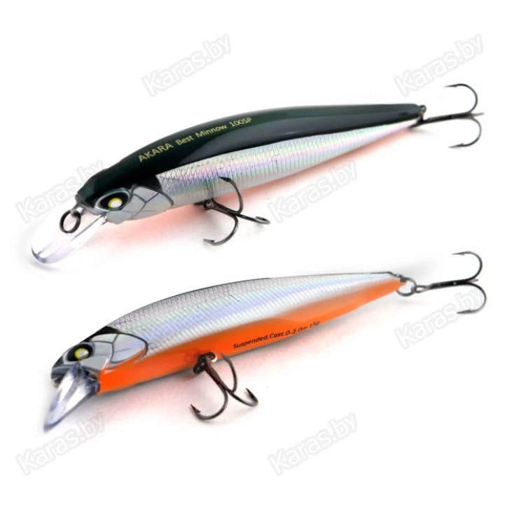 Воблер Akara Best Minnow 100SP (15 гр)