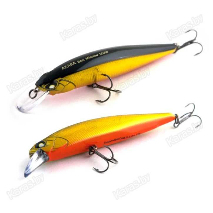Воблер Akara Best Minnow 100SP (15 гр)