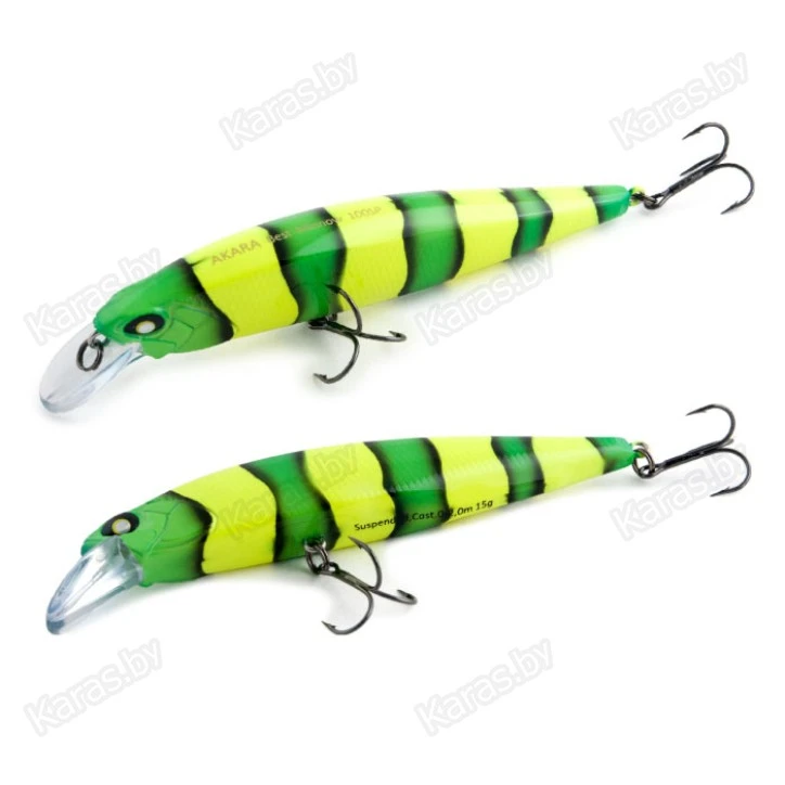 Воблер Akara Best Minnow 100SP (15 гр)