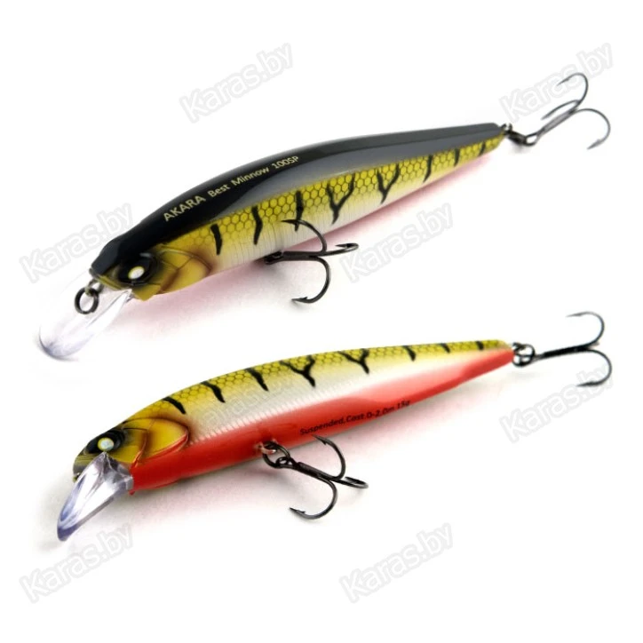 Воблер Akara Best Minnow 100SP (15 гр)