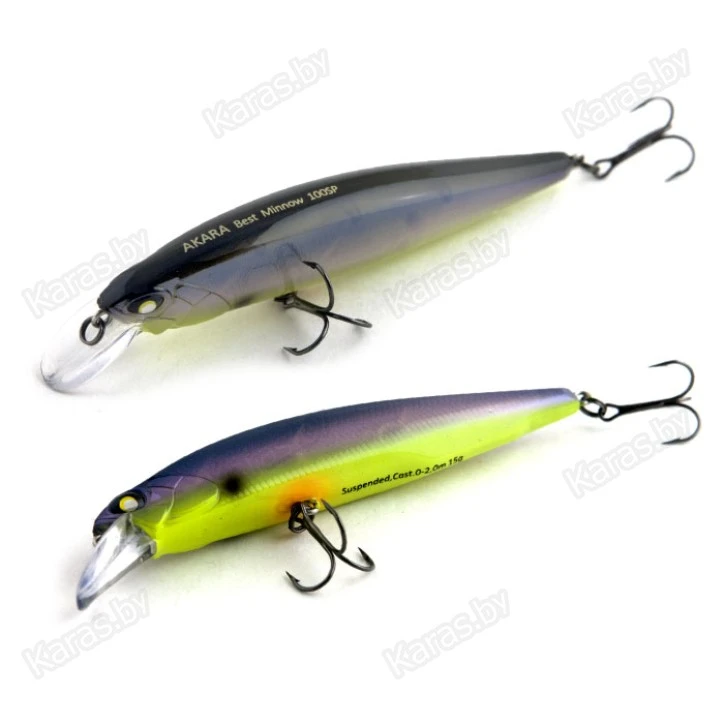 Воблер Akara Best Minnow 100SP (15 гр)