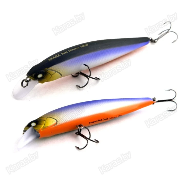Воблер Akara Best Minnow 100SP (15 гр)