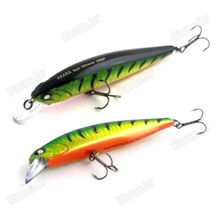 Воблер Akara Best Minnow 100SP (15 гр)