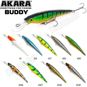 Воблер Akara Buddy 110F (16 гр)