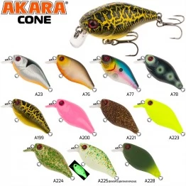Воблер Akara Cone 35F (4 гр)