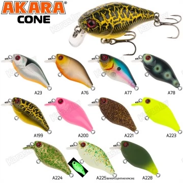 Воблер Akara Cone 35F (4 гр)
