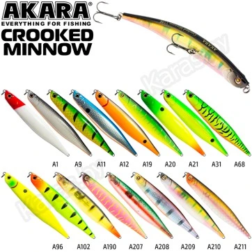 Воблер Akara Crooked Minnow 110F (10 гр)
