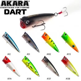 Воблер поппер Akara Dart 50F (4 гр)