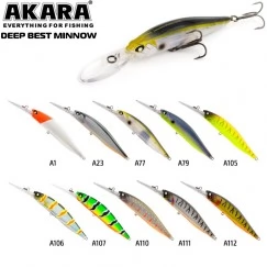 Воблер Akara Deep Best Minnow 100SP (16 гр)