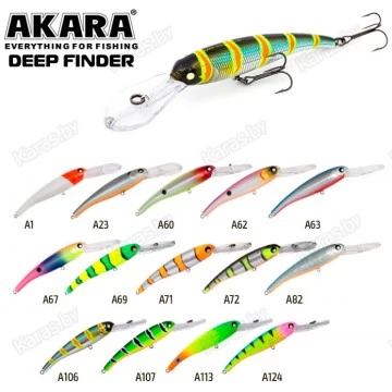 Воблер для троллинга Akara Deep Finder 125F (26 гр)